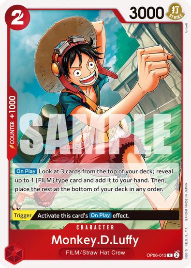 Monkey.D.Luffy OP06-013 - Rare-Kantocards