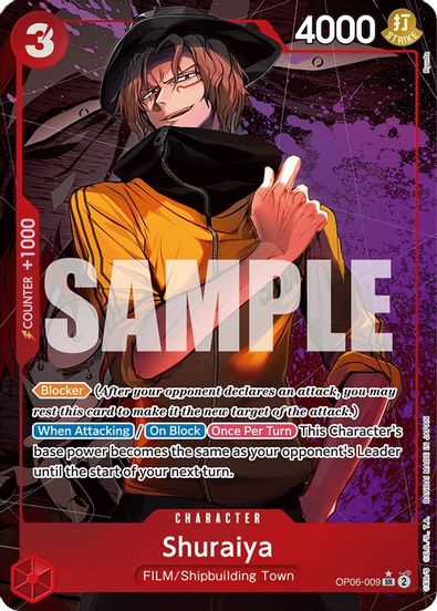 Shuraiya (Alternate Art) OP06-009 - Super Rare-Kantocards