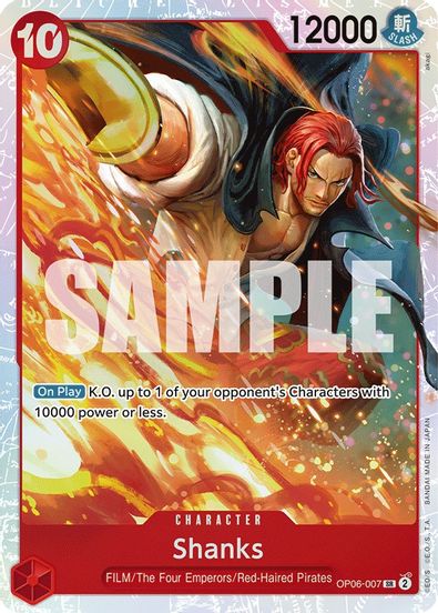 Shanks OP06-007 - Super Rare-Kantocards