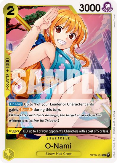 O-Nami OP06-101 - Rare-Kantocards