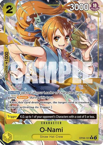 O-Nami (Alternate Art) OP06-101 - Rare-Kantocards