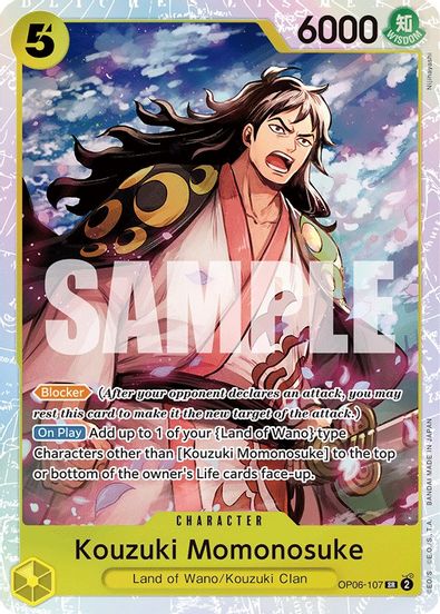 Kouzuki Momonosuke OP06-107 - Super Rare-Kantocards