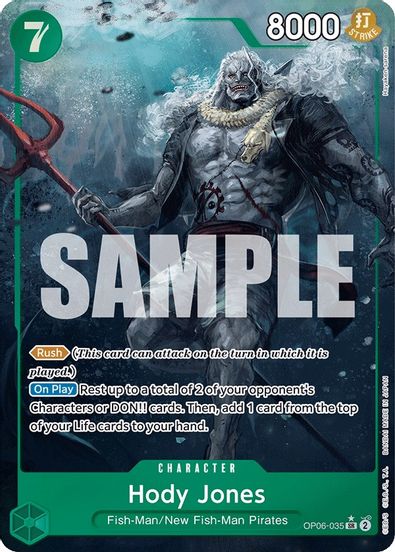 Hody Jones (Alternate Art) OP06-035 - Super Rare-Kantocards