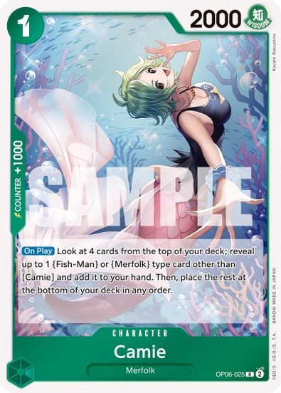 Camie OP06-025 - Rare-Kantocards