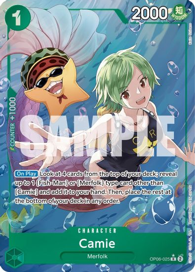 Camie (Alternate Art) OP06-025 - Rare-Kantocards