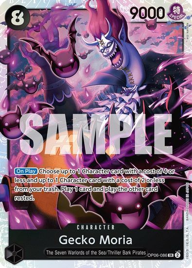 Gecko Moria OP06-086 - Super Rare-Kantocards