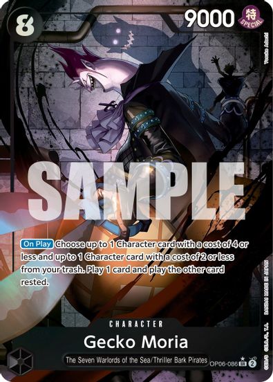 Gecko Moria (Alternate Art) OP06-086 - Super Rare-Kantocards