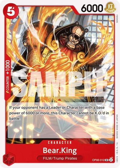 Bear.King OP06-012 - Uncommon-Kantocards