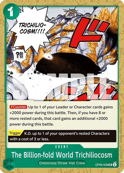 The Billion-fold World Trichiliocosm OP06-038 - Uncommon-Kantocards