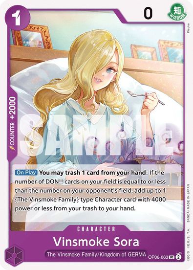 Vinsmoke Sora OP06-063 - Uncommon-Kantocards