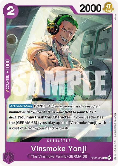 Vinsmoke Yonji OP06-066 - Common-Kantocards