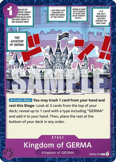 Kingdom of GERMA OP06-079 - Common-Kantocards