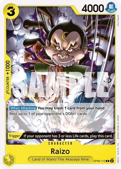 Raizo OP06-112 - Common-Kantocards