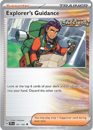 Explorer's Guidance 147/162 - Uncommon-Kantocards
