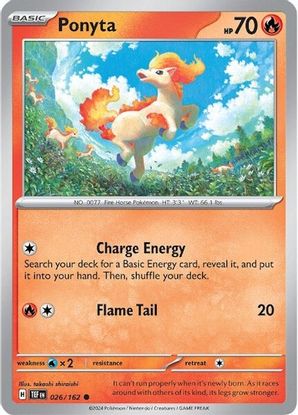 Ponyta 026/162 - Common-Kantocards