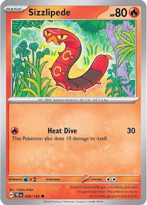 Sizzlipede 036/162 - Common-Kantocards