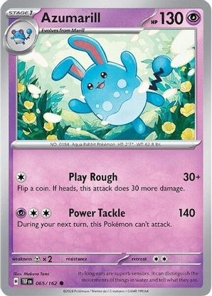 Azumarill 065/162 - Common-Kantocards