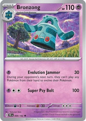 Bronzong 069/162 - Uncommon-Kantocards