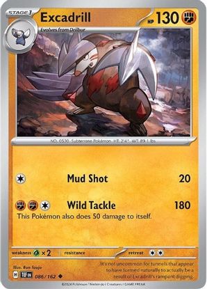 Excadrill - 086/162 086/162 - Uncommon-Kantocards