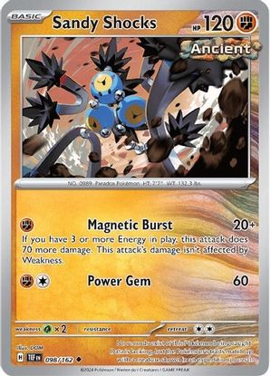 Sandy Shocks 098/162 - Uncommon-Kantocards