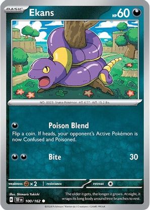 Ekans 100/162 - Common-Kantocards