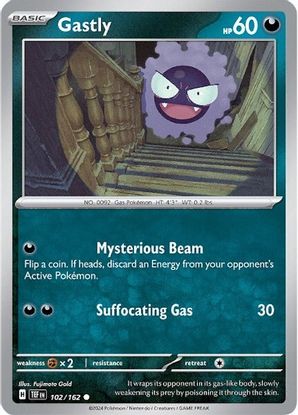 Gastly 102/162 - Common-Kantocards
