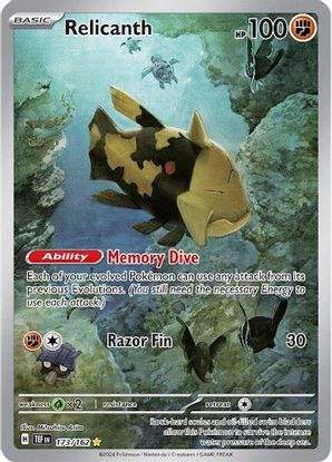 Relicanth 173/162 - Illustration Rare-Kantocards