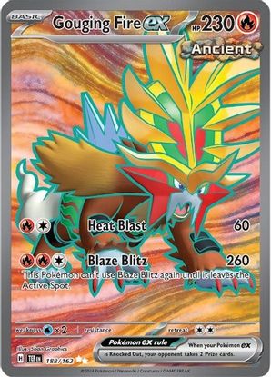 Gouging Fire ex 188/162 - Ultra Rare-Kantocards