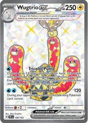 Wugtrio ex 190/162 - Ultra Rare-Kantocards