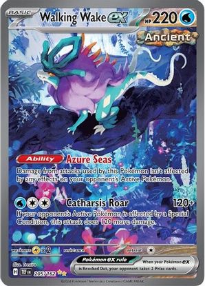 Walking Wake ex 205/162 - Special Illustration Rare-Kantocards