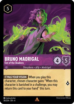 Bruno Madrigal - Out of the Shadows 38/204 - Rare - Cold Foil-Kantocards