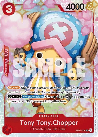 Tony Tony.Chopper EB01-006 - Super Rare-Kantocards