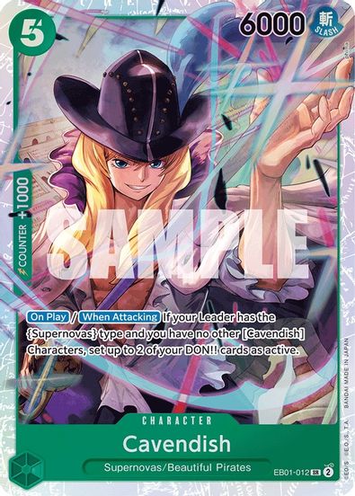 Cavendish EB01-012 - Super Rare-Kantocards