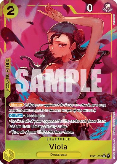Viola (Alternate Art) EB01-052 - Super Rare-Kantocards