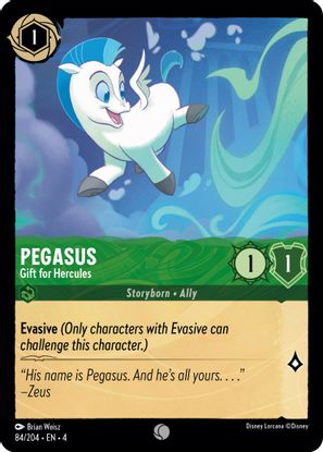 Pegasus - Gift for Hercules 84/204 - Common - Cold Foil-Kantocards