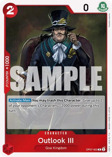 Outlook III OP07-003 - Rare-Kantocards