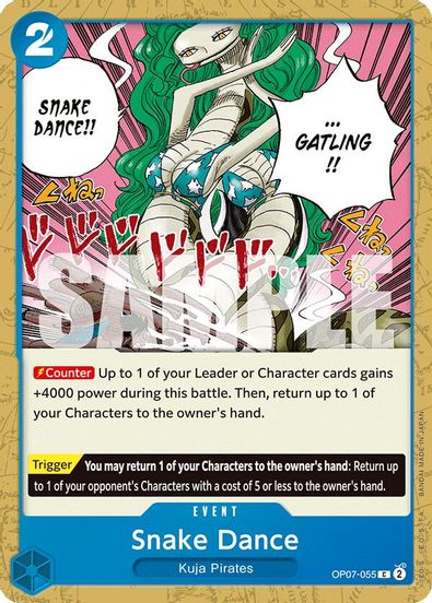 Snake Dance OP07-055 - Common-Kantocards