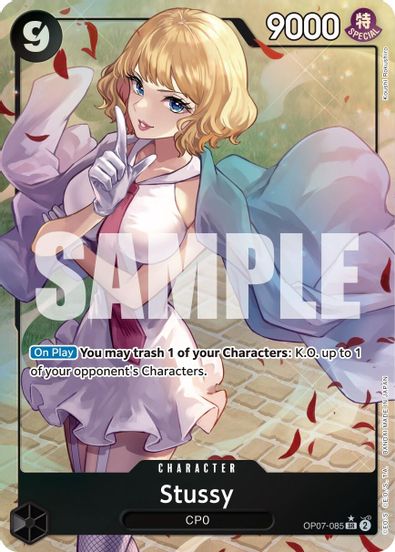 Stussy (Parallel) OP07-085 - Super Rare-Kantocards