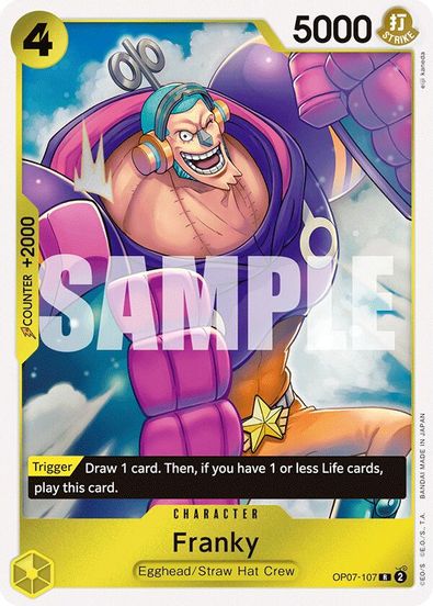 Franky OP07-107 - Rare-Kantocards