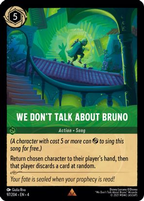 We Don't Talk About Bruno 97/204 - Rare - Cold Foil-Kantocards