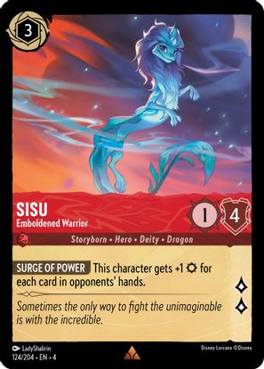 Sisu - Emboldened Warrior 124/204 - Rare-Kantocards