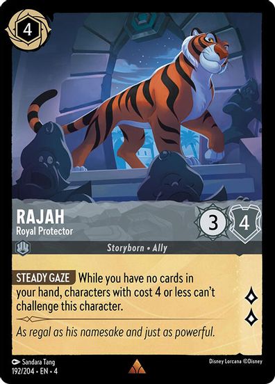 Rajah - Royal Protector 192/204 - Rare - Cold Foil-Kantocards