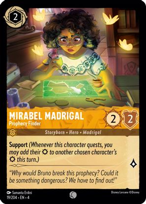 Mirabel Madrigal - Prophecy Finder 19/204 - Common-Kantocards
