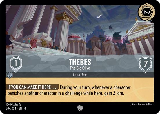 Thebes - The Big Olive 204/204 - Common-Kantocards