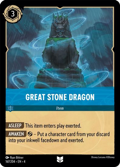 Great Stone Dragon 167/204 - Uncommon-Kantocards