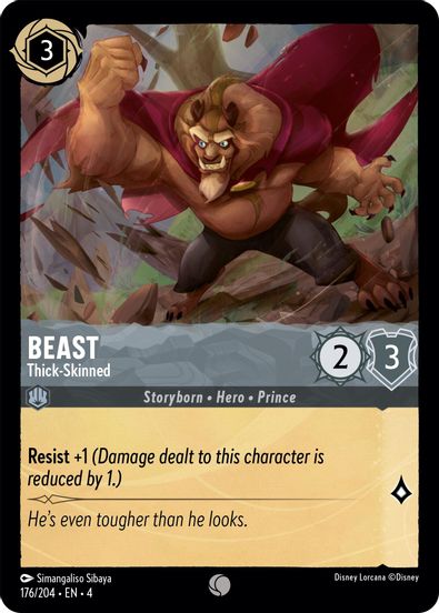 Beast - Thick-Skinned 176/204 - Common - Cold Foil-Kantocards
