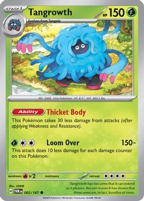 Tangrowth 002/167 - Common-Kantocards