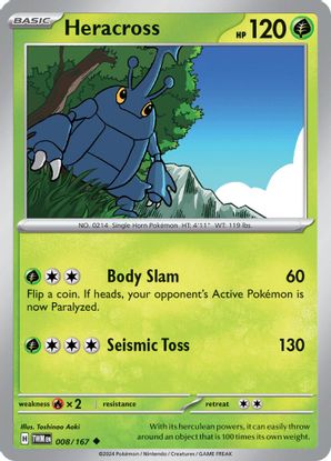 Heracross 008/167 - Uncommon-Kantocards