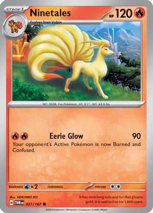 Ninetales 027/167 - Common-Kantocards