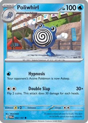 Poliwhirl 042/167 - Common-Kantocards